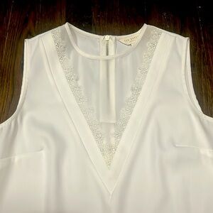 Ted Baker Lulabel Lace Trim Top Size 0